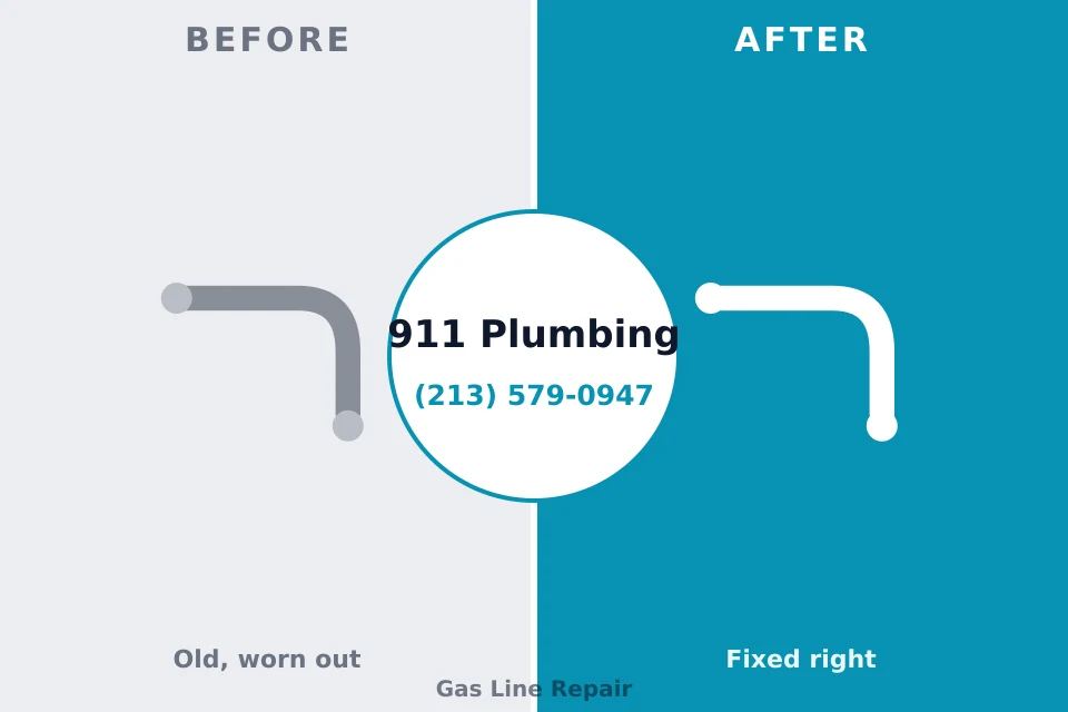 Before and after: plumbing repair Fort Washington, MD